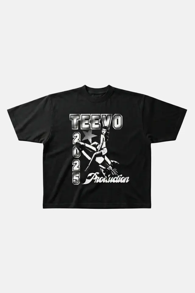 TEEVO PRODUCTION BOXY FIT T-SHIRT