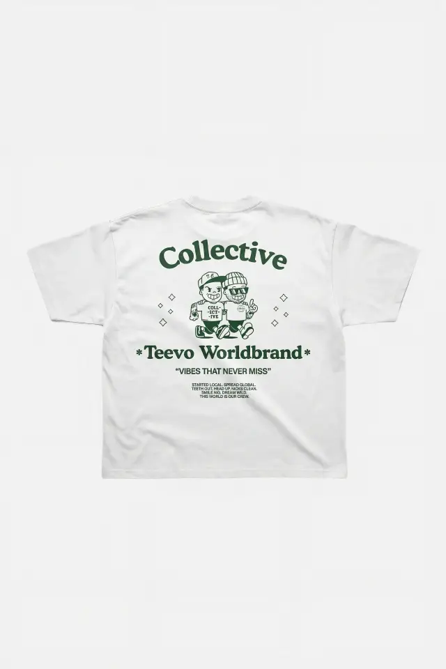 TEEVO COLLECTIVE BOXY FIT T-SHIRT