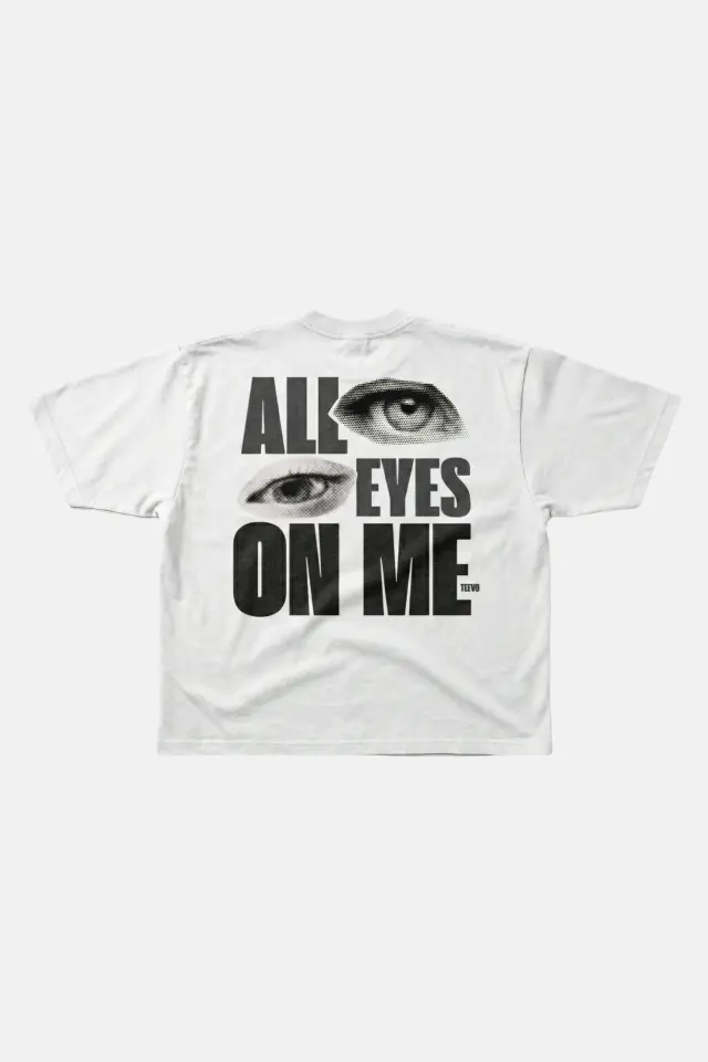 ALL EYES ON ME BASKILI BOXY FIT T-SHIRT