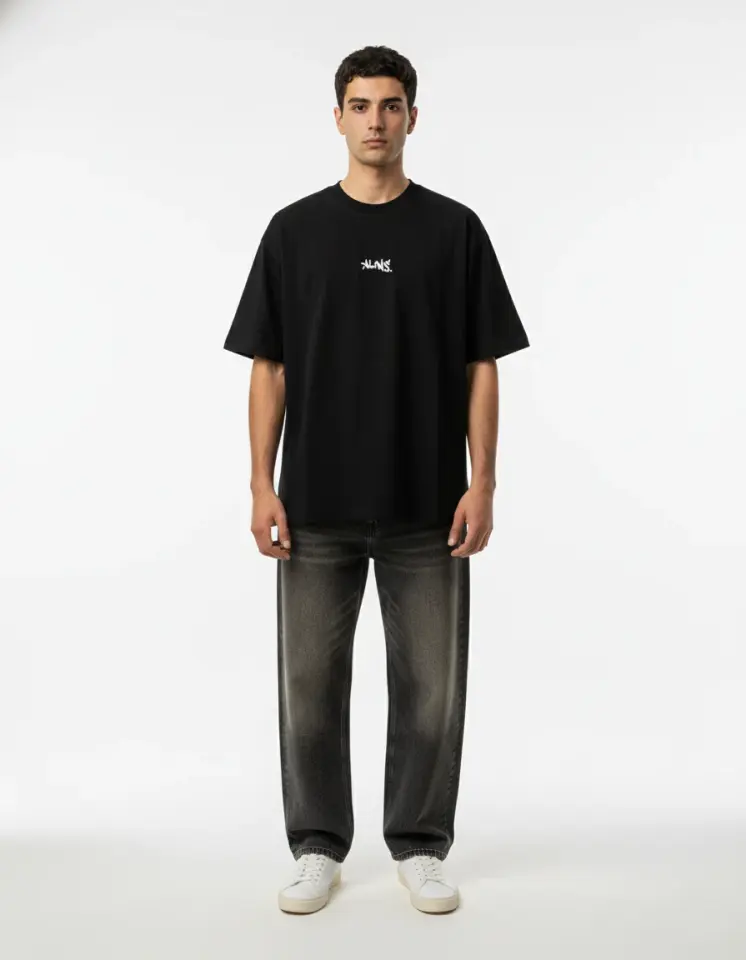 Basic ALWS Baskılı Oversize Tişört