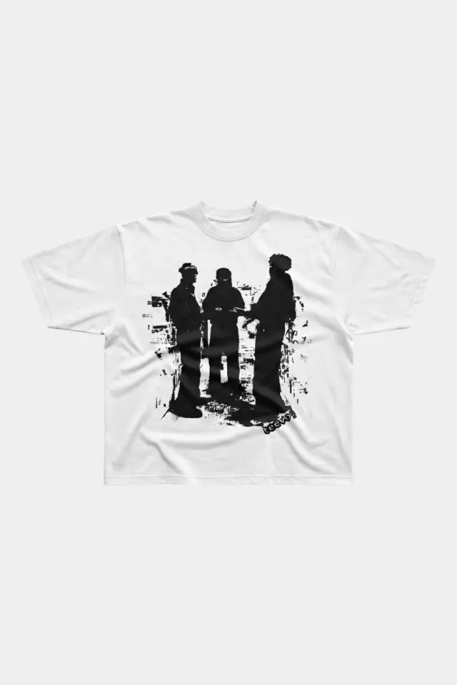 TEEVO GRITTY STREET CREW PREMIUM BOXY FIT T-SHIRT